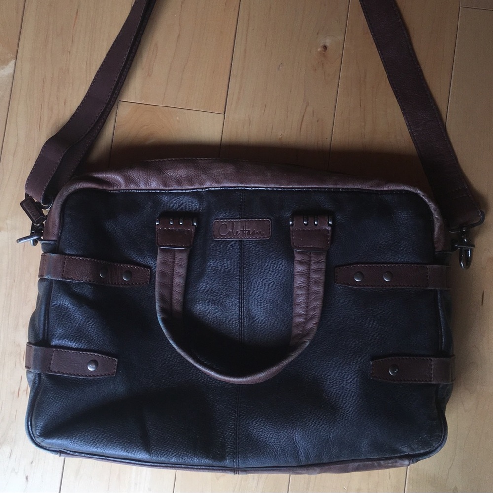 Cole Haan Men’s Messenger / Laptop Bag Leather